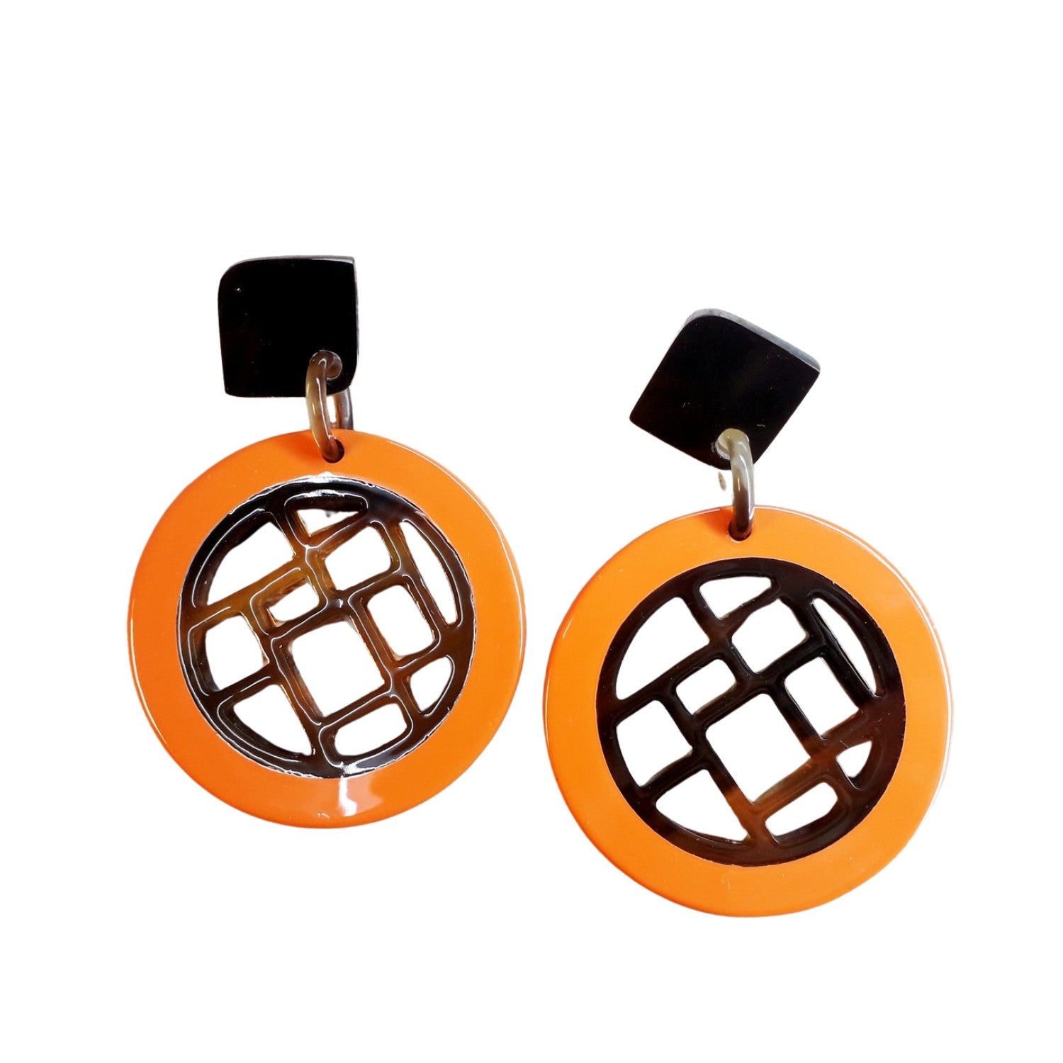 Handcrafted Buffalo Horn Earring 36