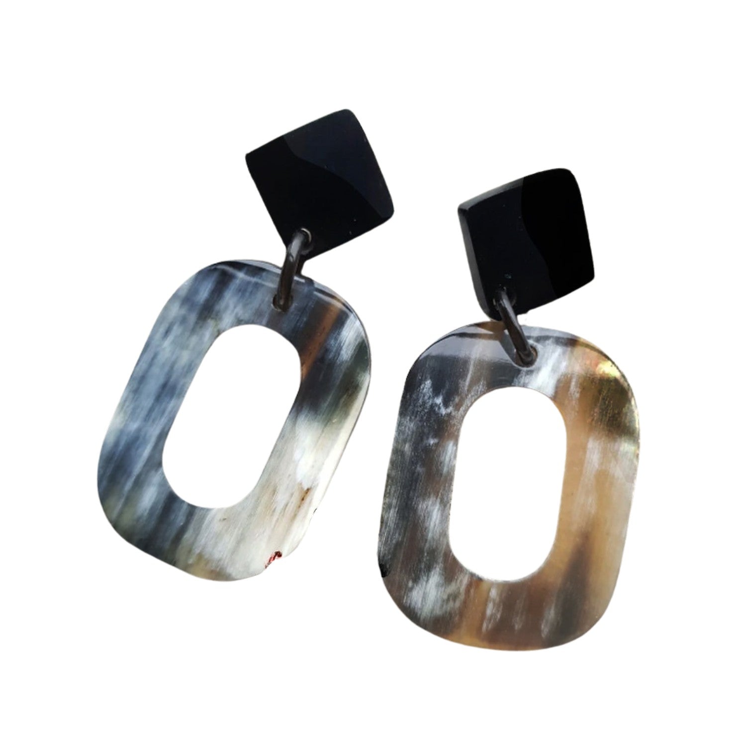 Handcrafted Buffalo Horn Earring 3