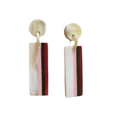 Handcrafted Buffalo Horn Earring 42