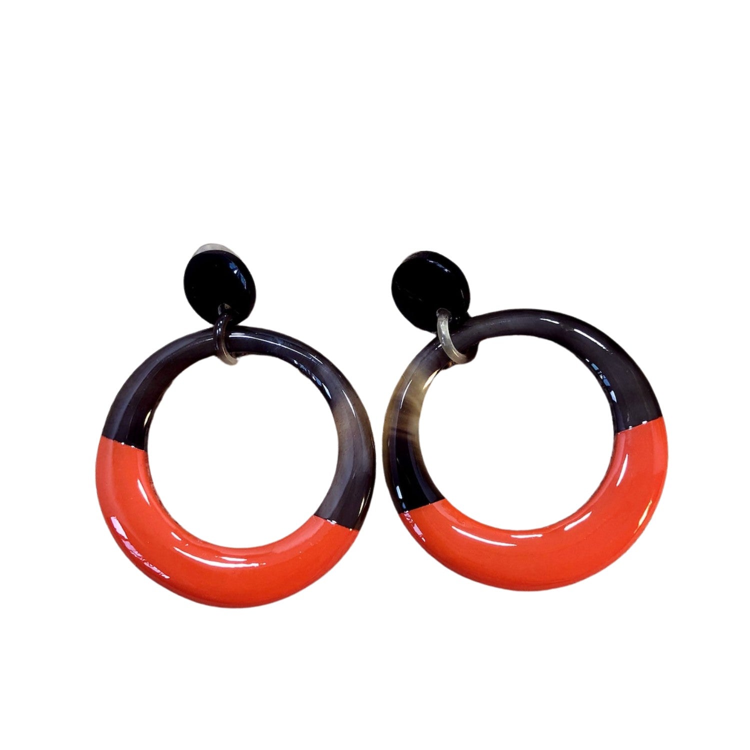 Handcrafted Buffalo Horn Earring 46