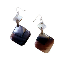 Handcrafted Buffalo Horn Earring 47