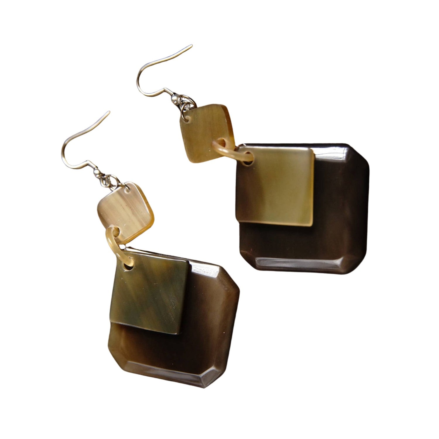 Handcrafted Buffalo Horn Earring 47