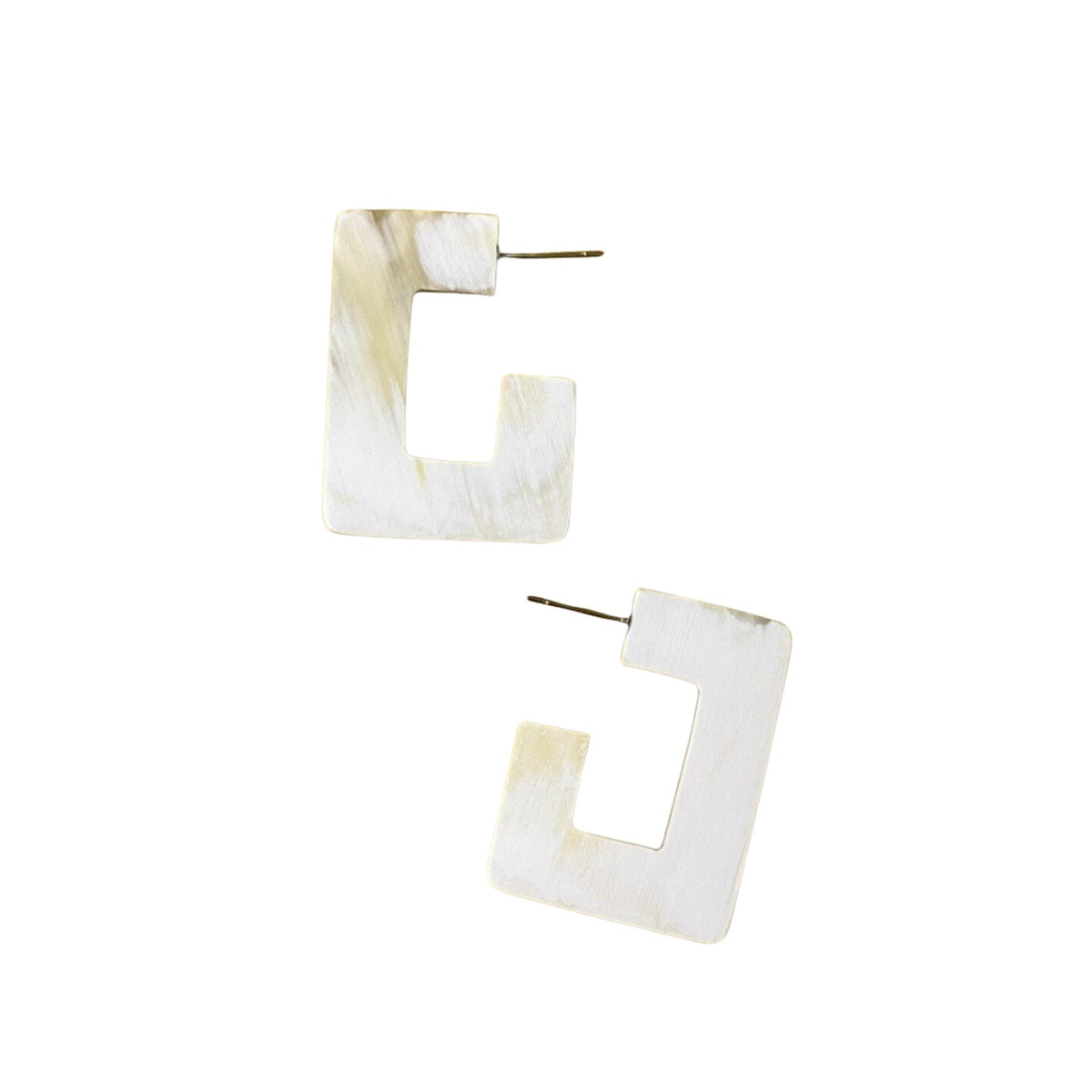 Handcrafted Buffalo Horn Earring 54
