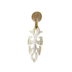 Handcrafted Buffalo Horn Earring 66