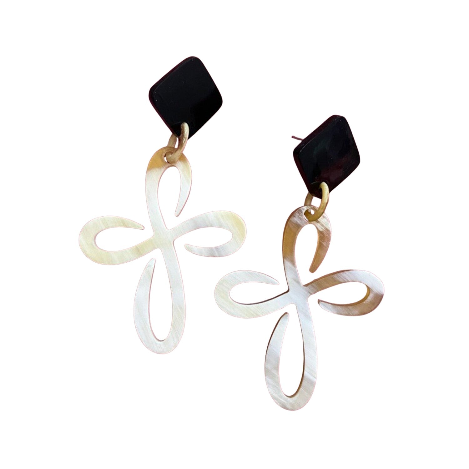 Handcrafted Buffalo Horn Earring 67