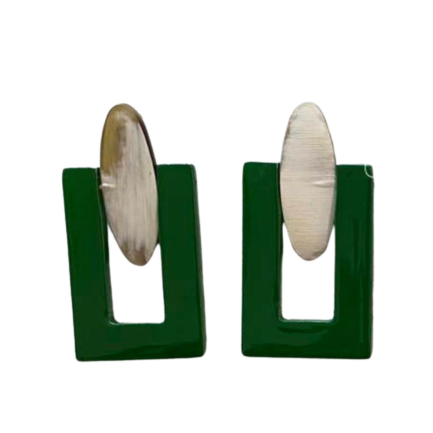 Handcrafted Buffalo Horn Earring 68