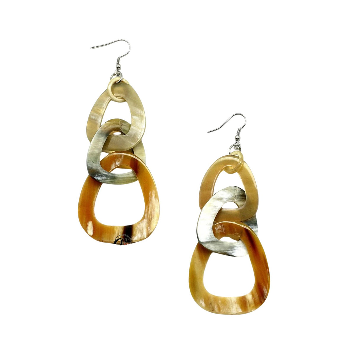 Handcrafted Buffalo Horn Earring 6