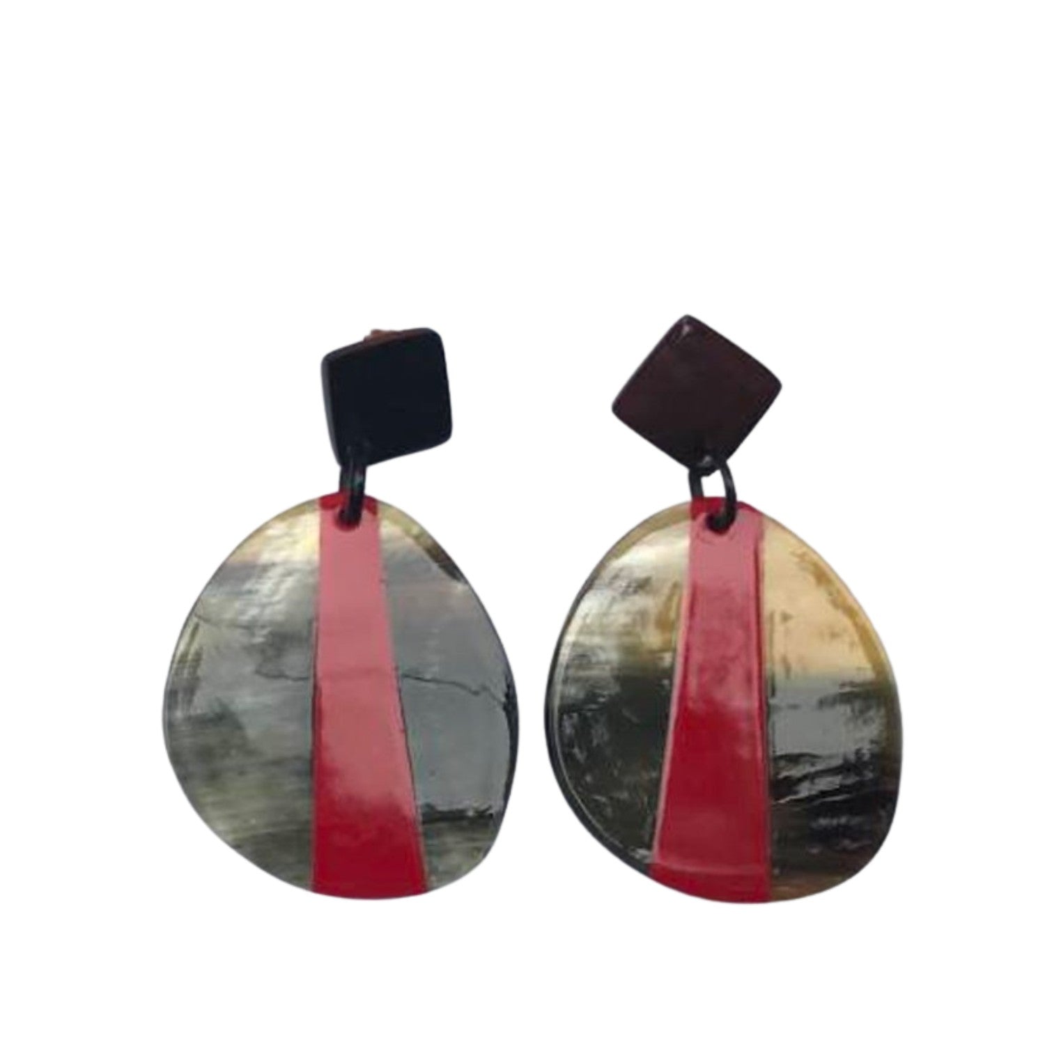 Handcrafted Buffalo Horn Earring 71