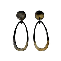 Handcrafted Buffalo Horn Earrings 1