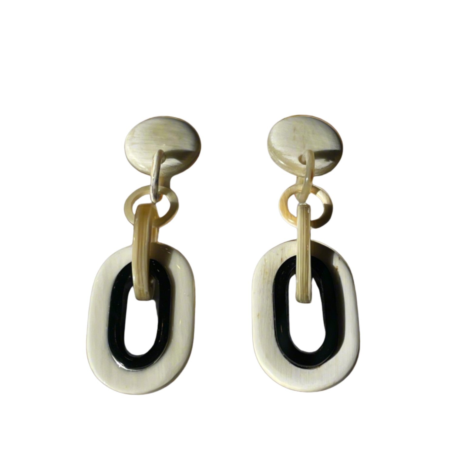 Handcrafted Buffalo Horn Earrings
