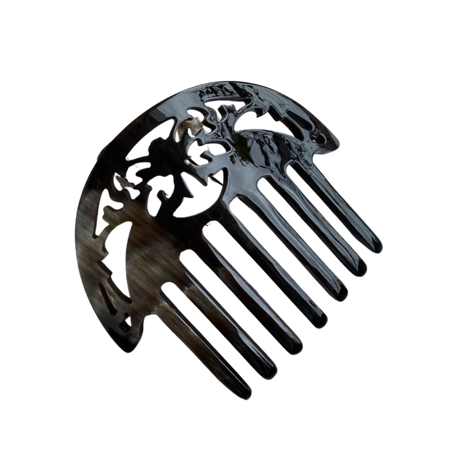 Handcrafted Buffalo Horn Hair Brooch 1