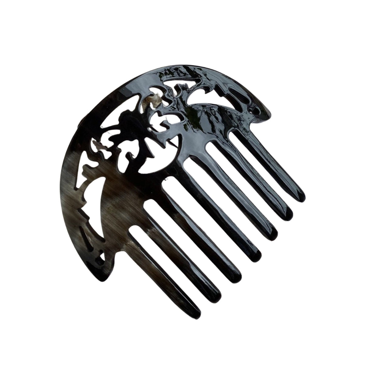 Handcrafted Buffalo Horn Hair Brooch 1