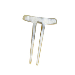 Handcrafted Buffalo Horn Hair Brooch 4