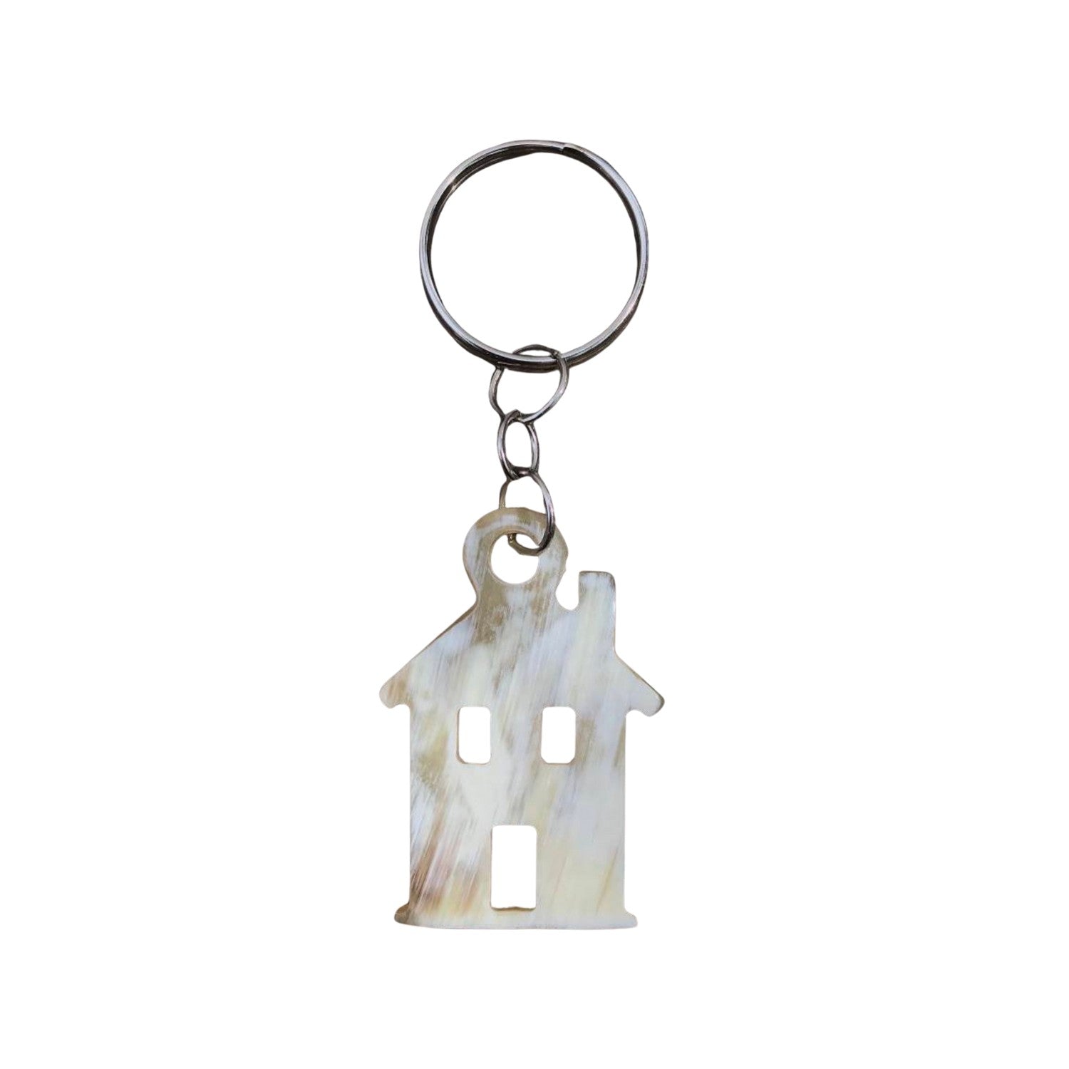 Handcrafted Buffalo Horn Hair Keychain