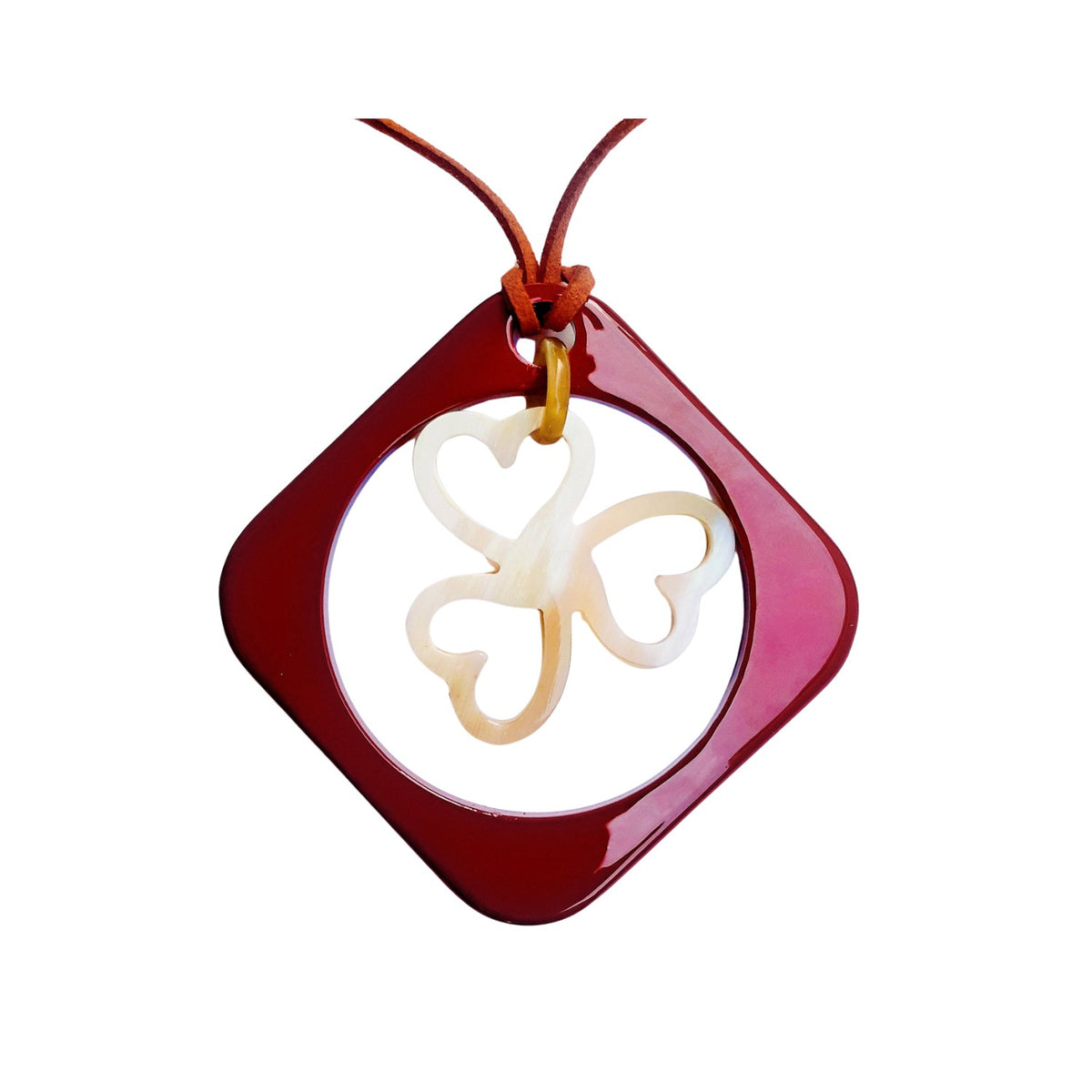 Handcrafted Buffalo Horn Pendant 10
