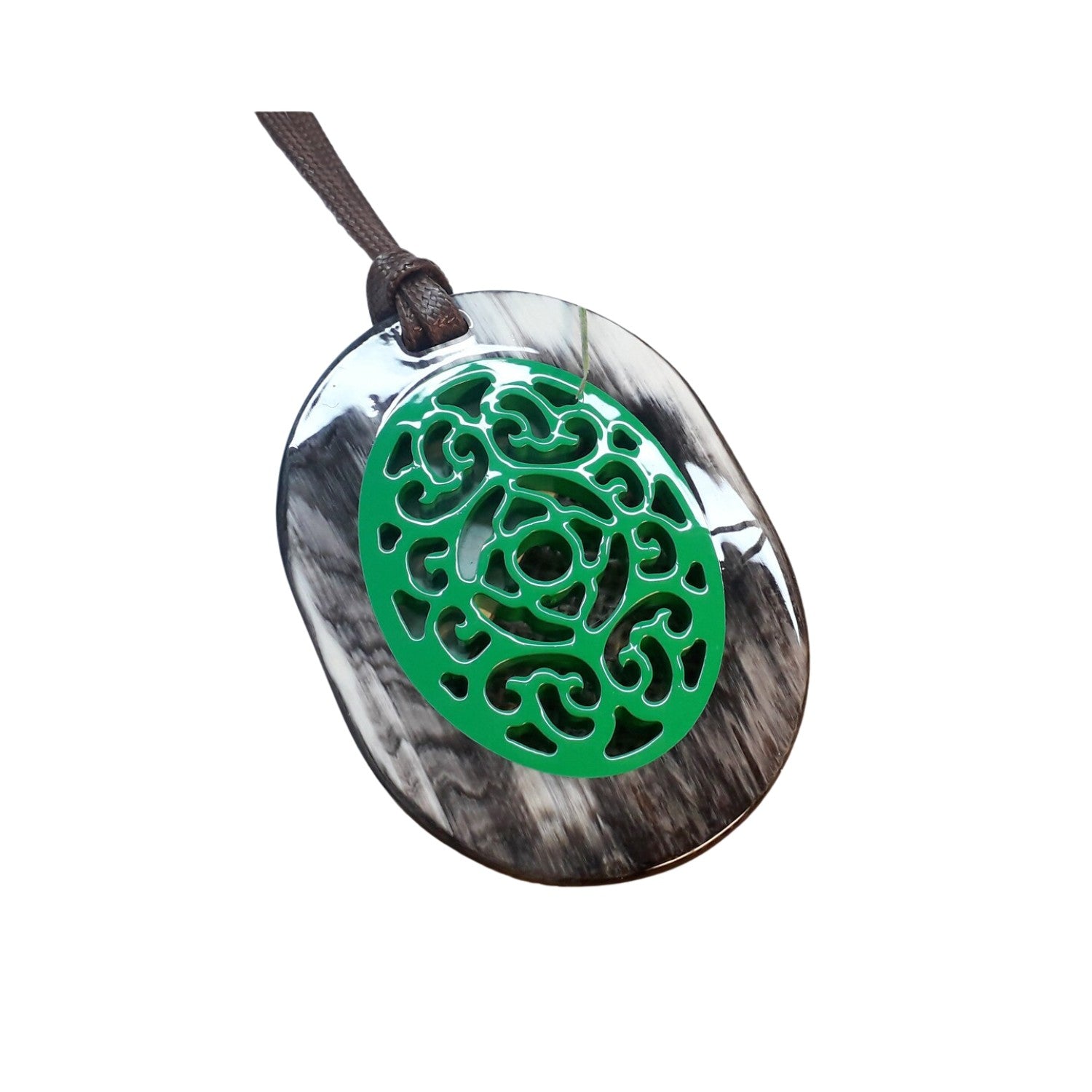 Handcrafted Buffalo Horn Pendant 19