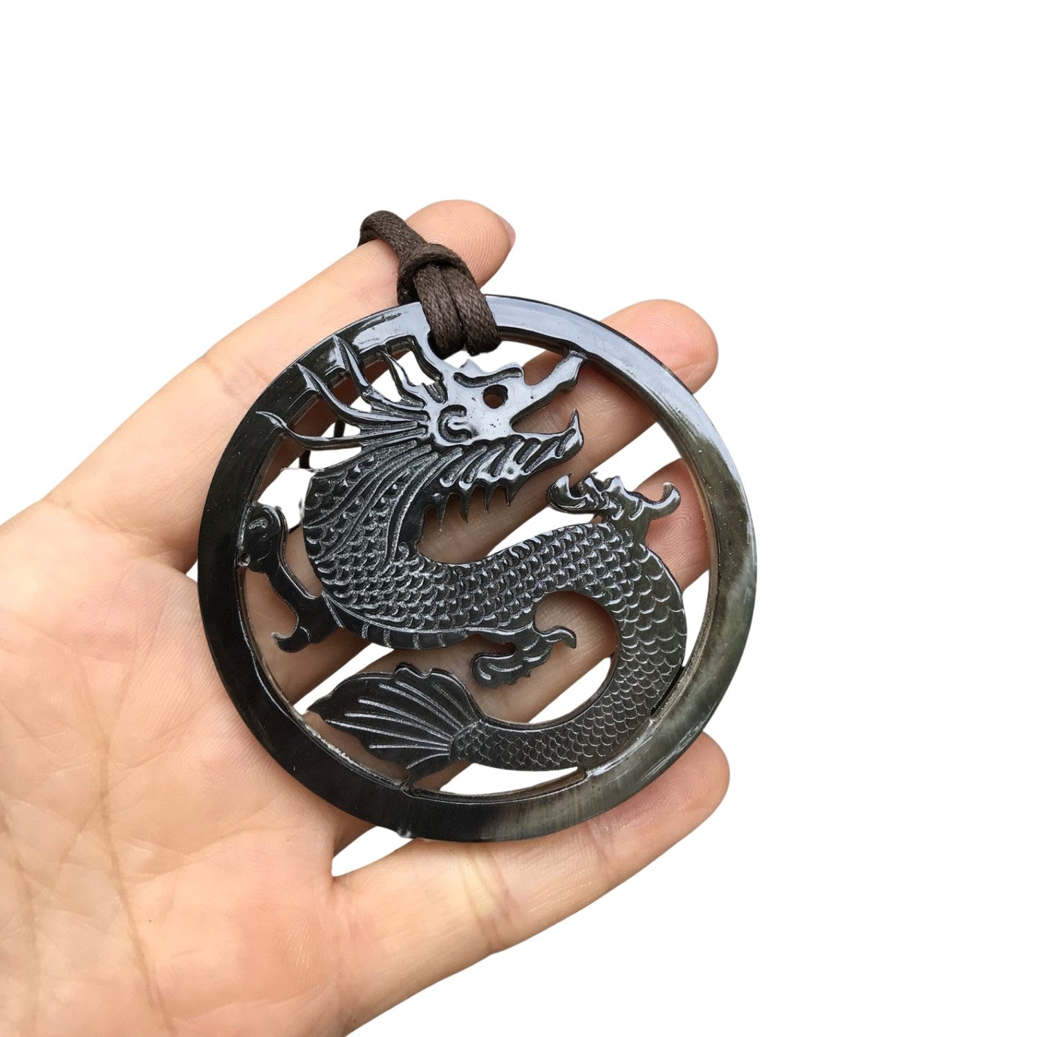 Handcrafted Buffalo Horn Pendant 37