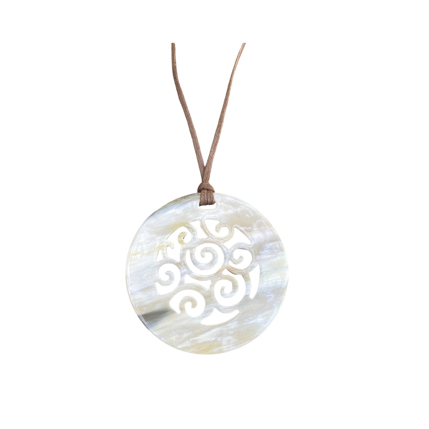 Handcrafted Buffalo Horn Pendant 60
