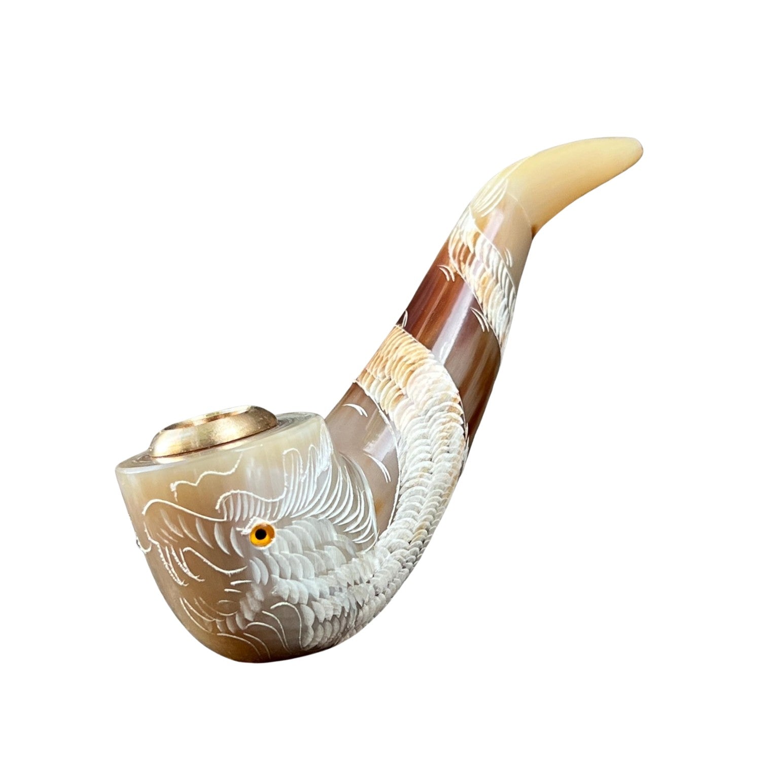 Handcrafted Buffalo Horn Pipes 1