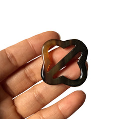 Handcrafted Buffalo Horn Scarf Ring 1