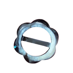 Handcrafted Buffalo Horn Scarf Ring 5
