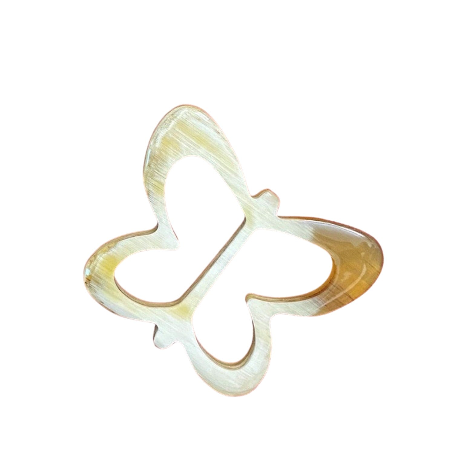 Handcrafted Buffalo Horn Scarf Ring 6