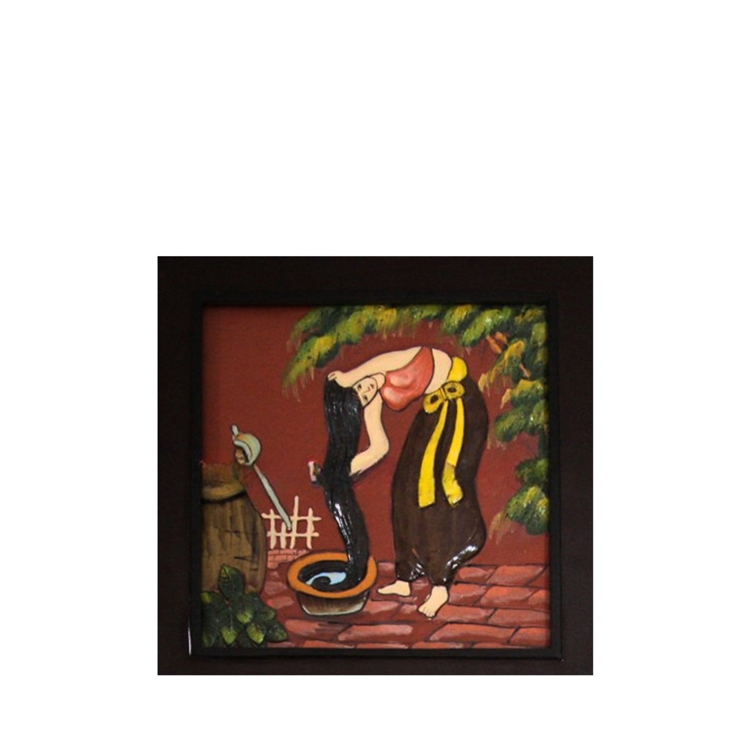 Handcrafted Ceramic Abstract Paintings 2