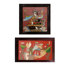 Handcrafted Ceramic Abstract Paintings 4