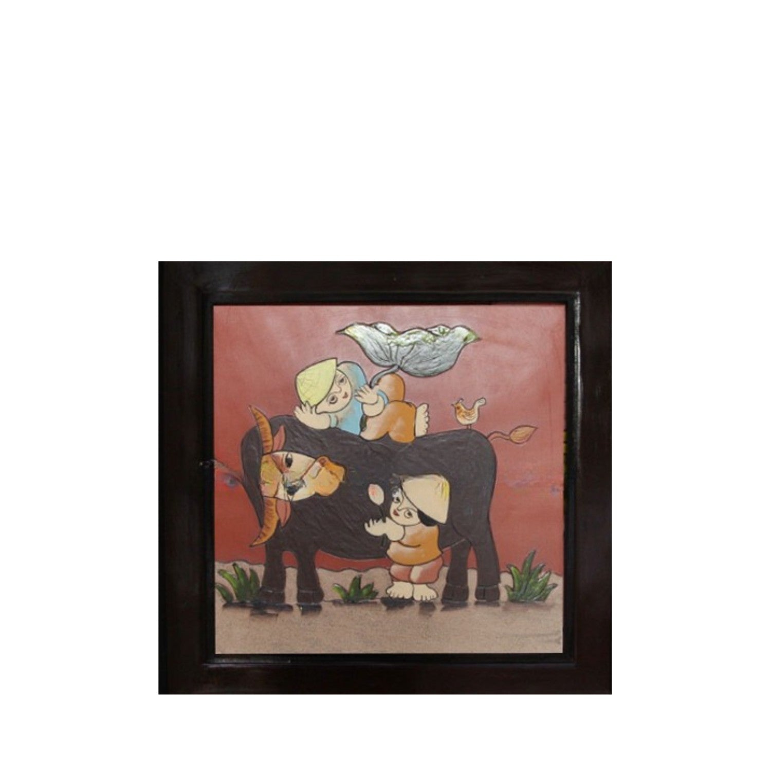 Handcrafted Ceramic Abstract Paintings 3
