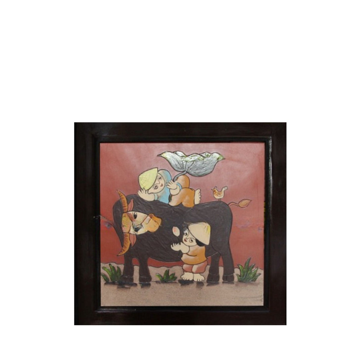 Handcrafted Ceramic Abstract Paintings 3