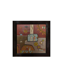 Handcrafted Ceramic Abstract Paintings 3