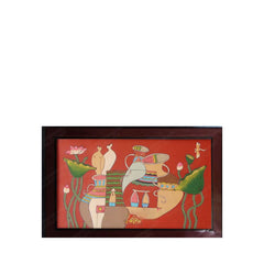 Handcrafted Ceramic Abstract Paintings 4