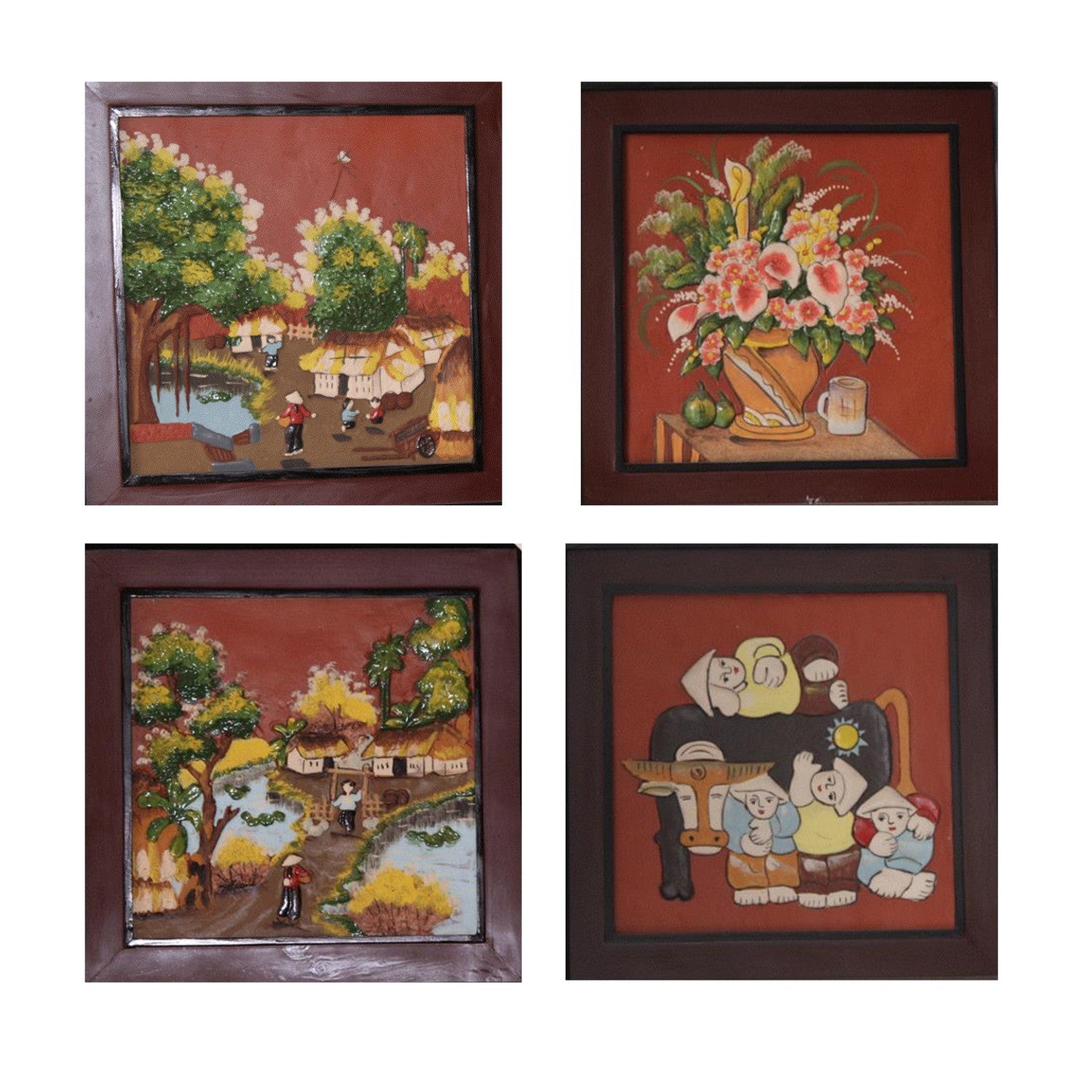 Handcrafted Ceramic Paintings 15