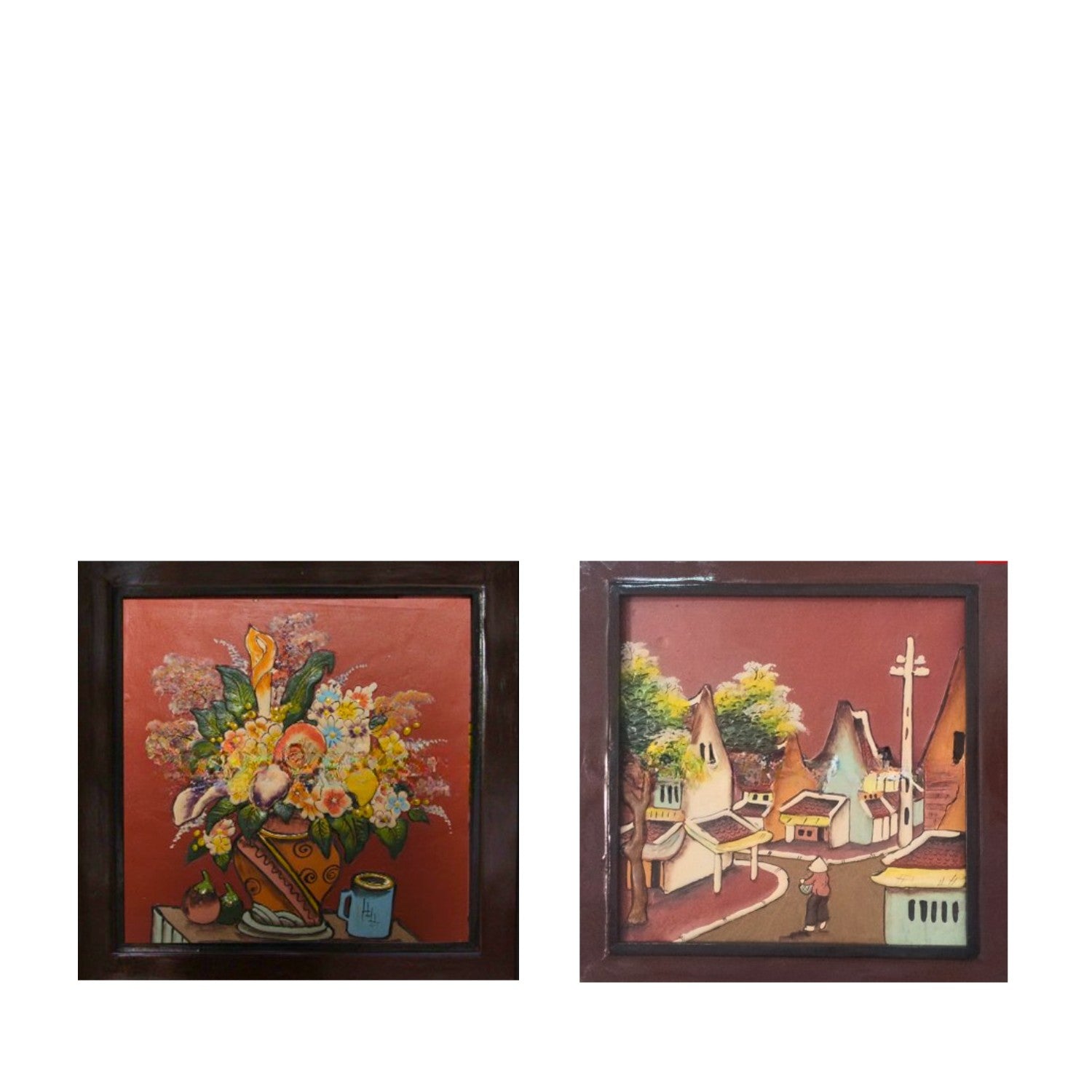 Handcrafted  Ceramic Paintings