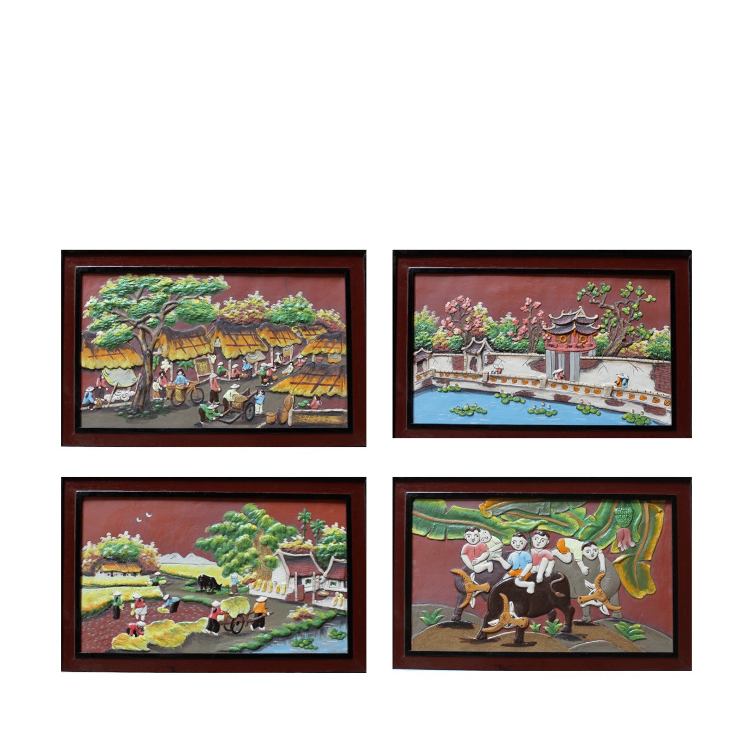 Handcrafted Ceramic Paintings 9