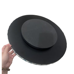 Handcrafted Green Leaf Rotating Tray
