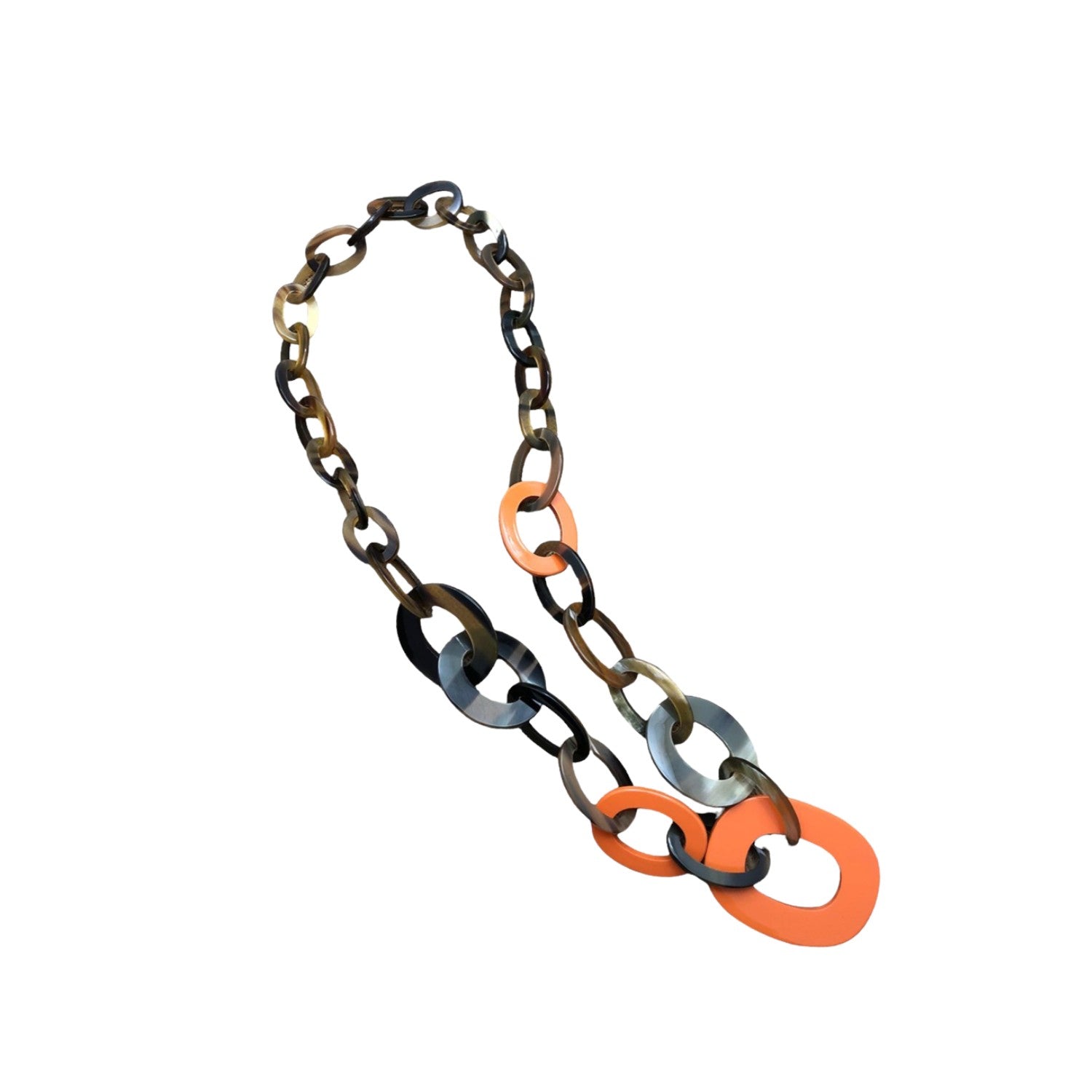 Handcrafted Lacquer Horn Necklace