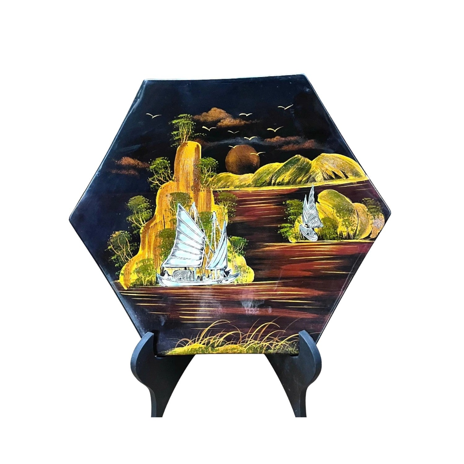 Handcrafted Lacquer Plates 24