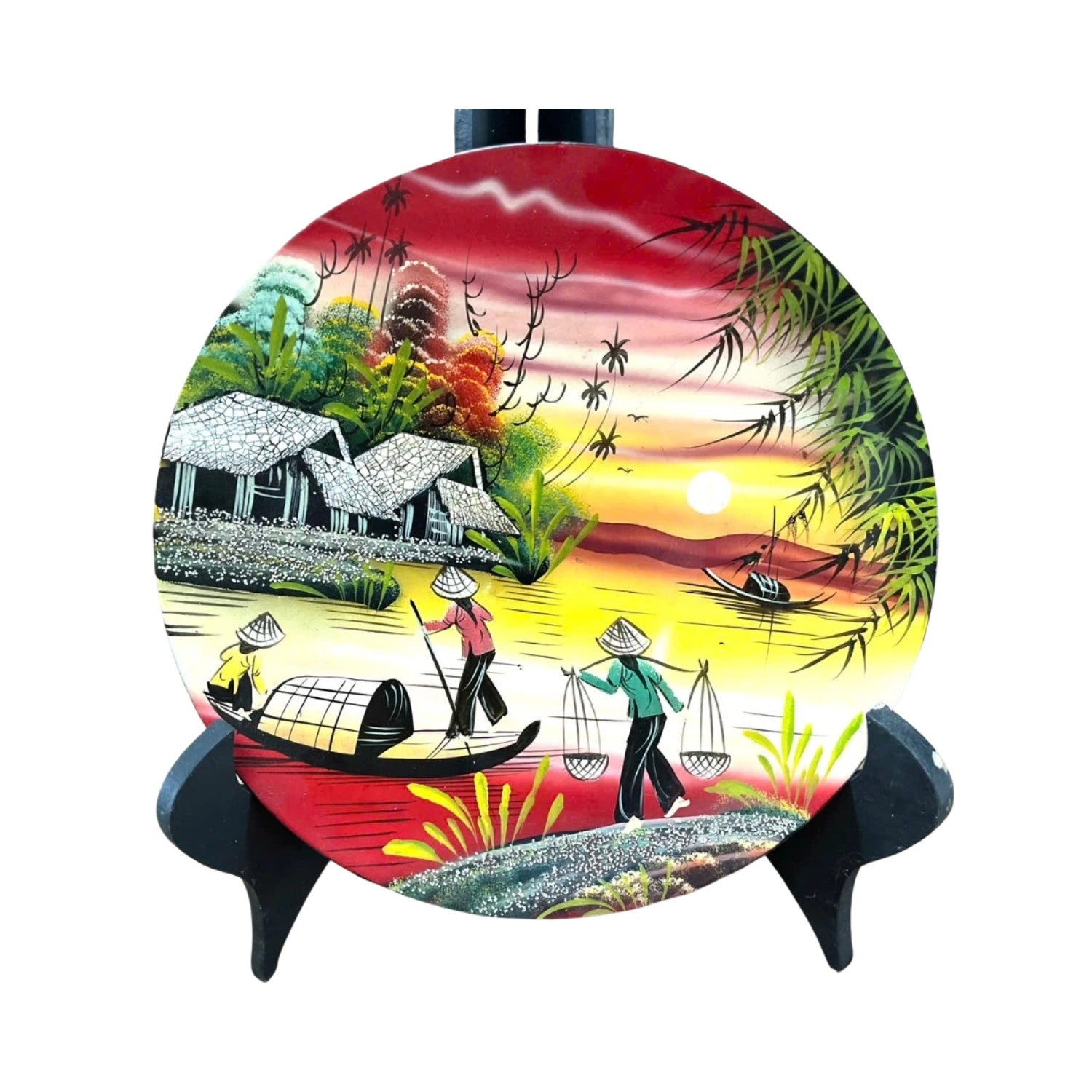 Handcrafted Lacquer Plates 4