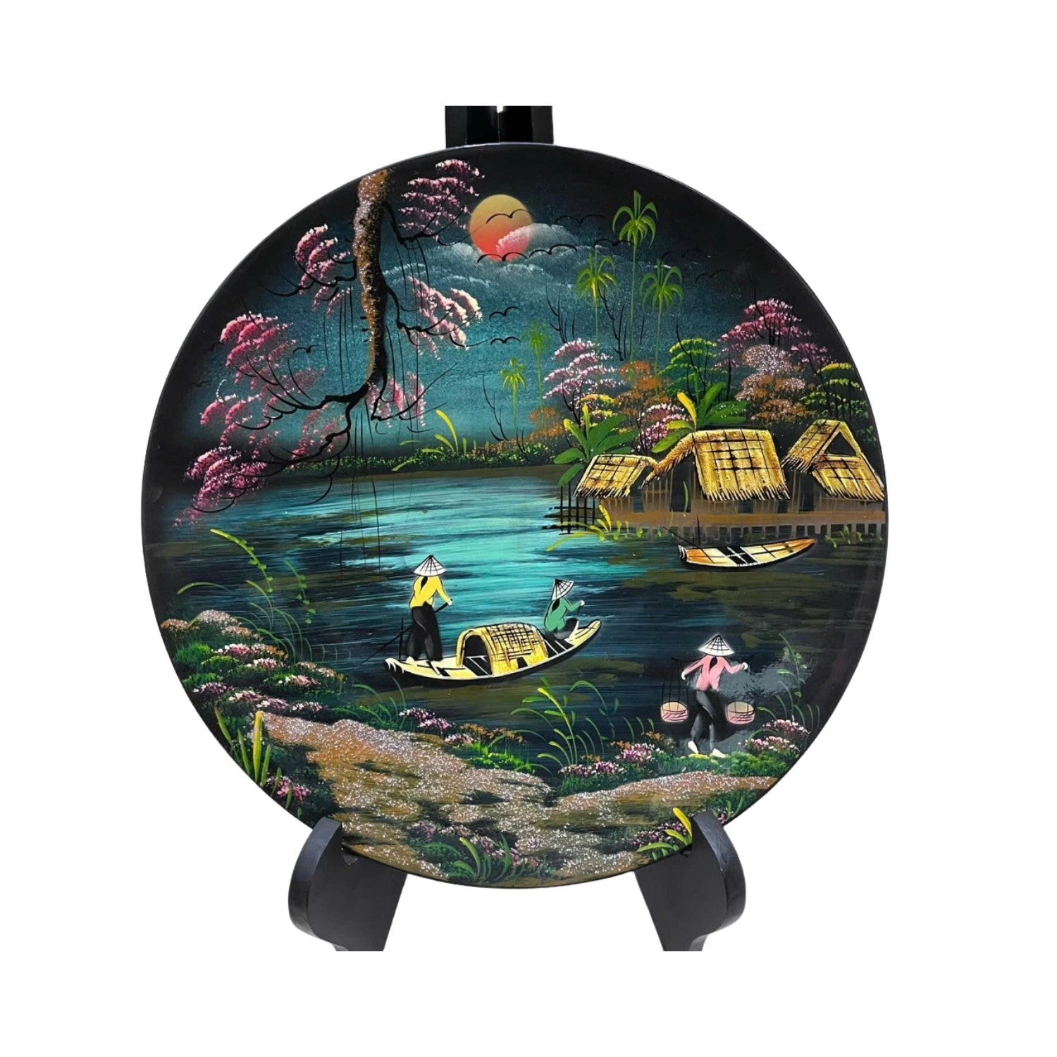 Handcrafted Lacquer Plates 4