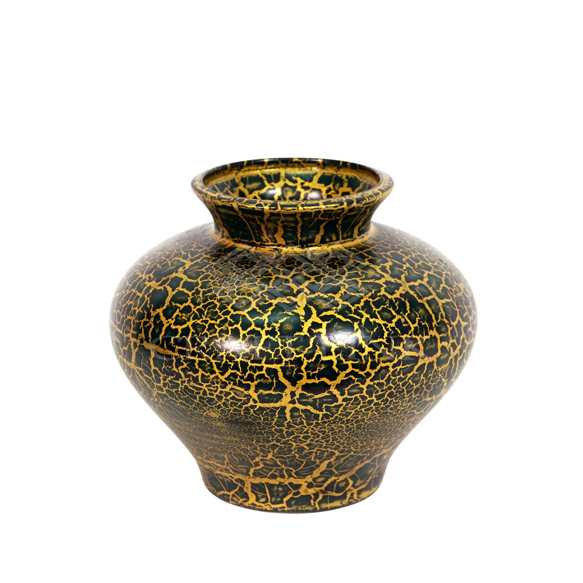Handcrafted Lacquered Ceramic Vase 5