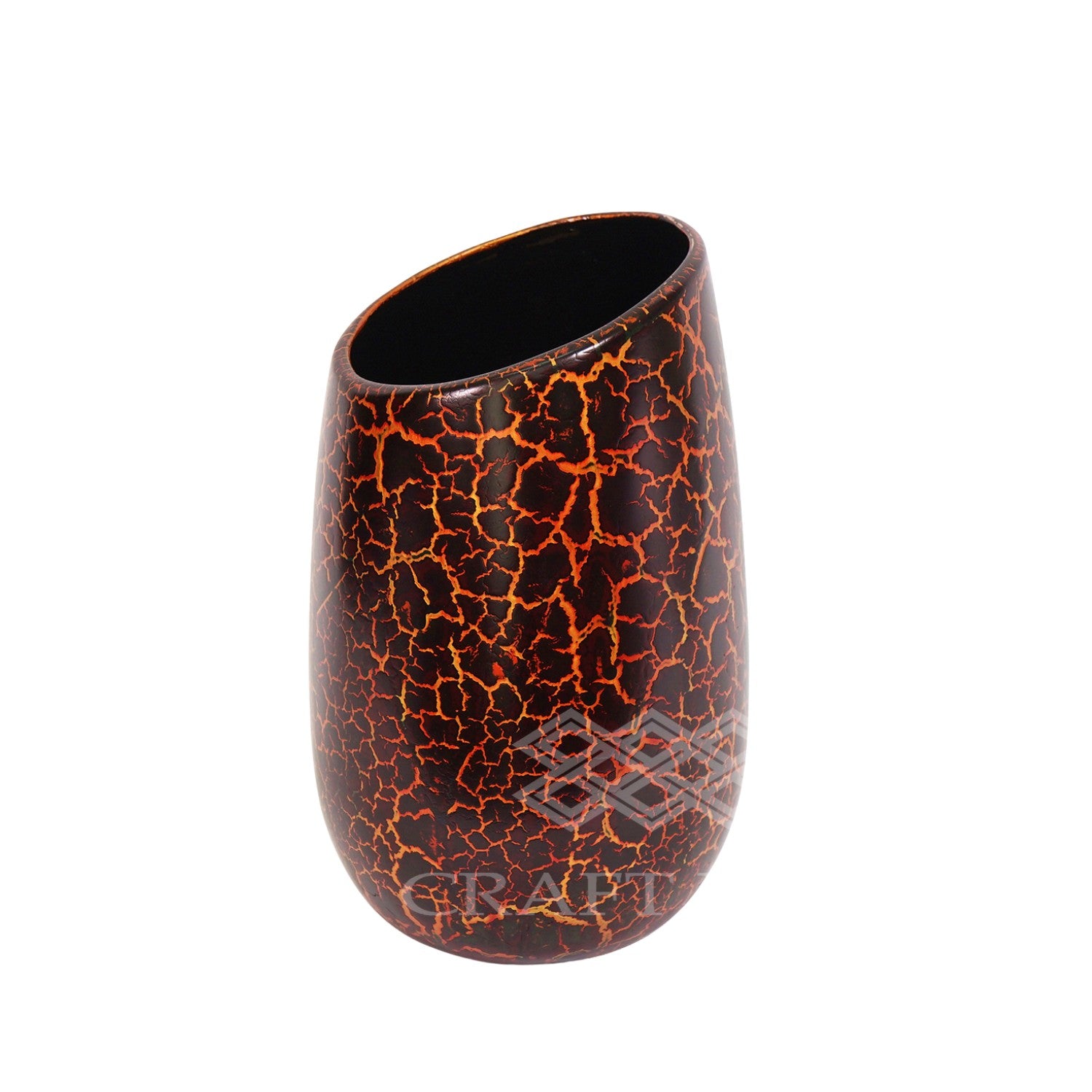 Handcrafted Lacquered Ceramic Vase 8