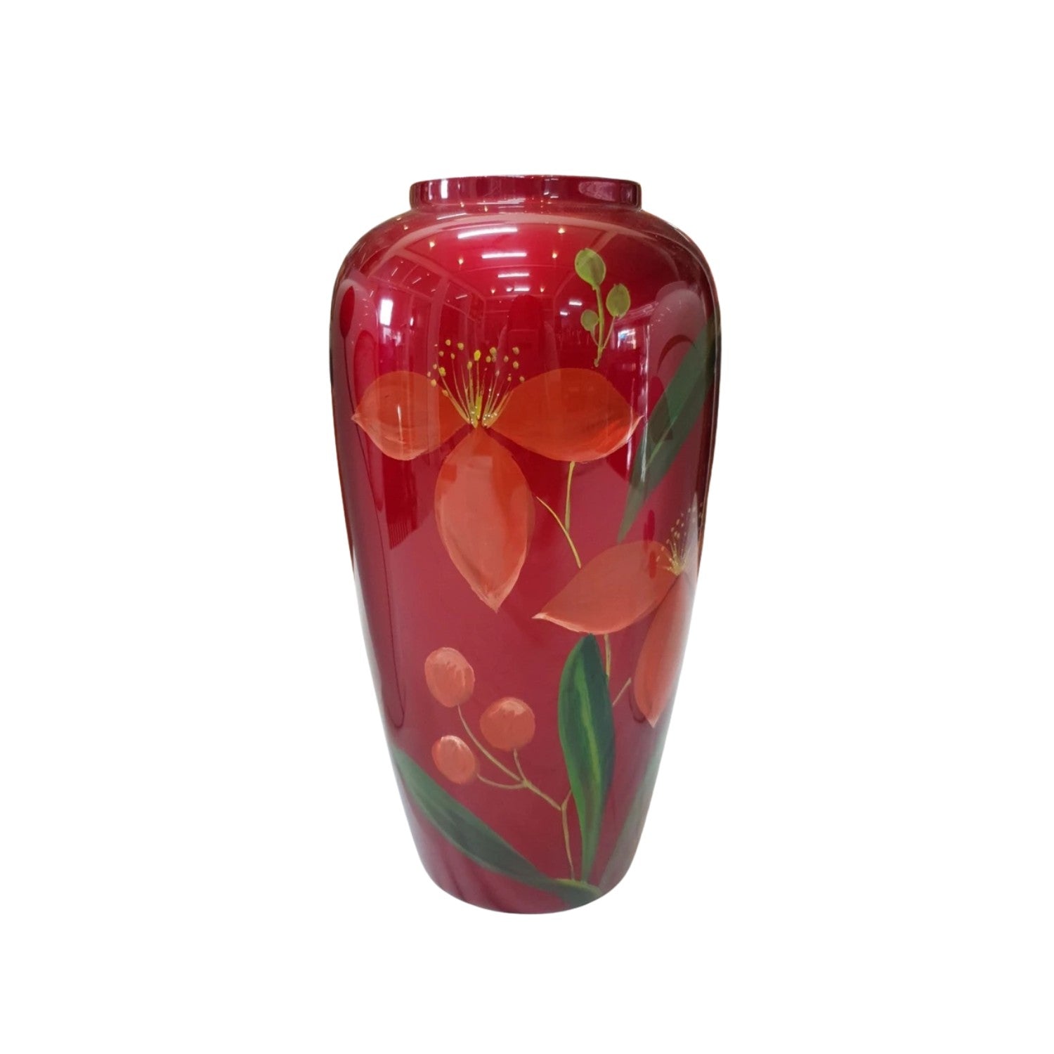 Handcrafted Lacquered Flower Vase 12