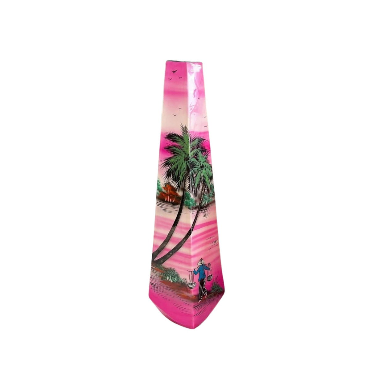 Handcrafted Lacquered Flower Vase 13