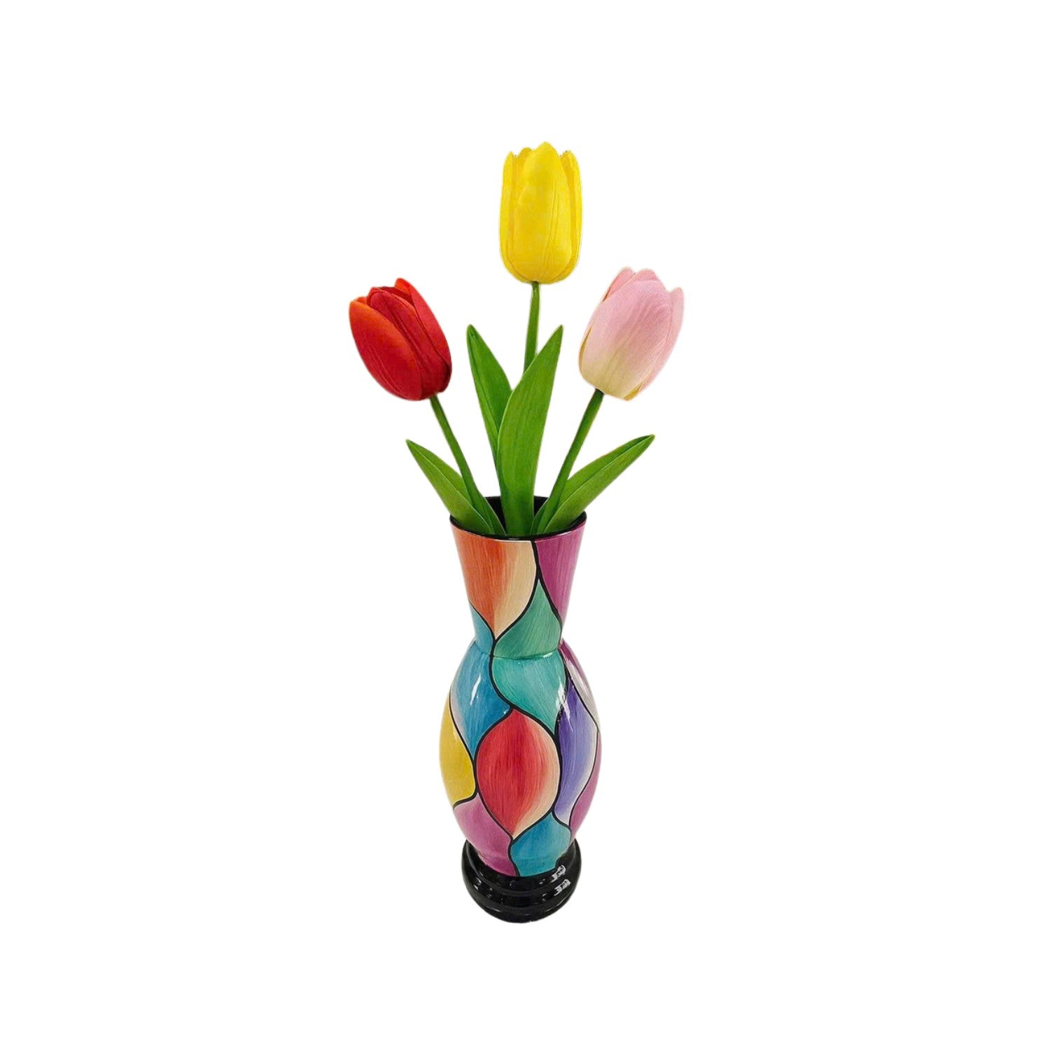 Handcrafted Lacquered Flower Vase 16