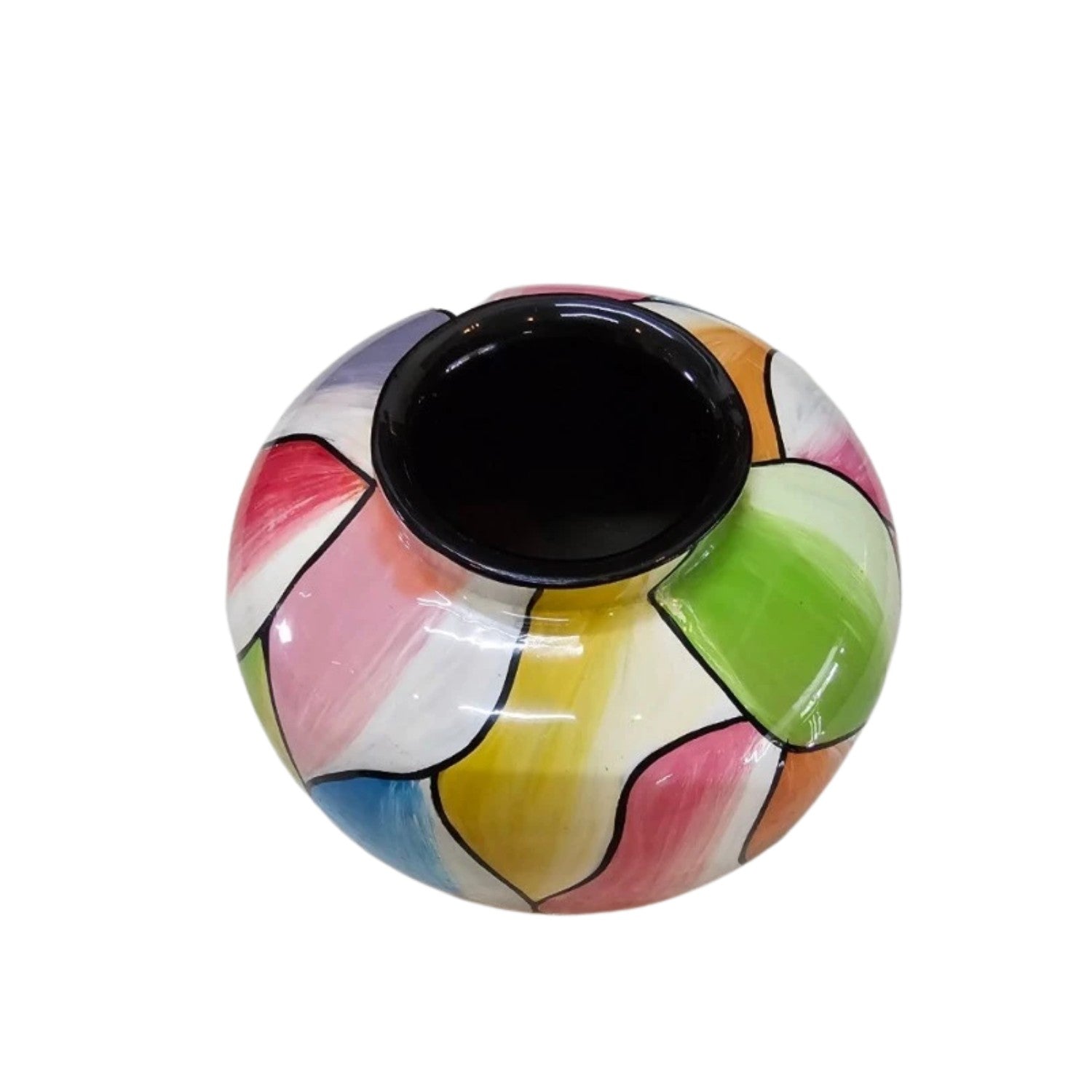 Handcrafted Lacquered Flower Vase 17