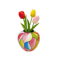 Handcrafted Lacquered Flower Vase 17