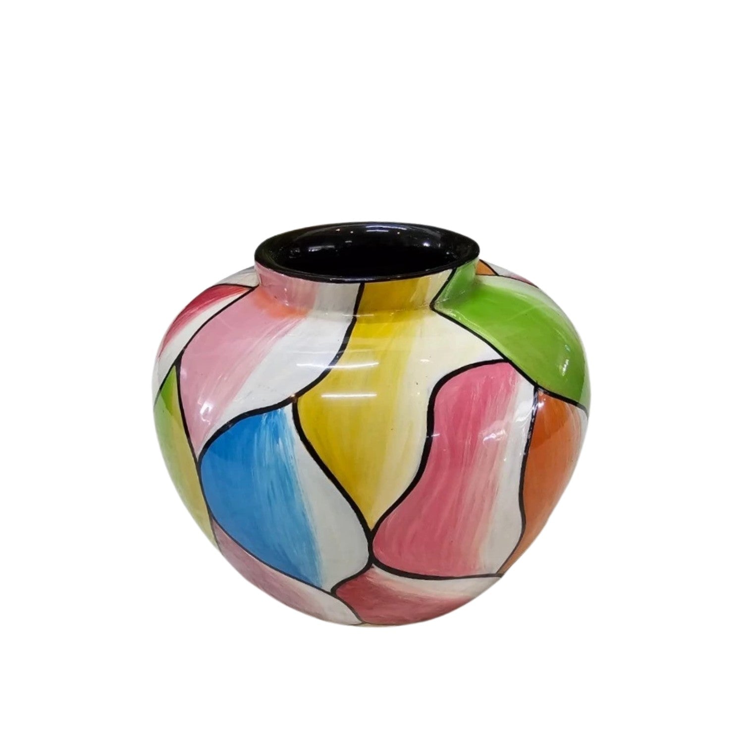 Handcrafted Lacquered Flower Vase 17