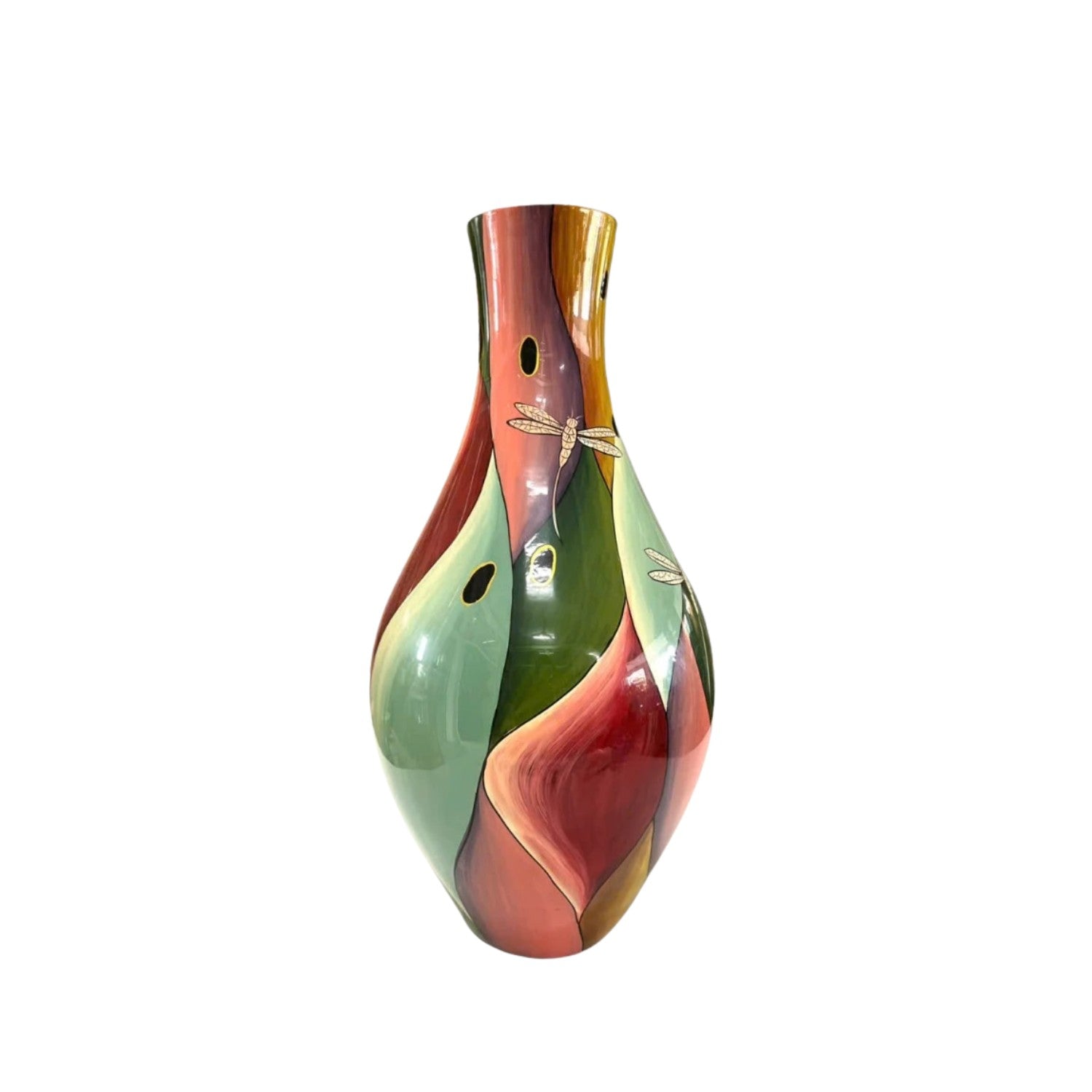 Handcrafted Lacquered Flower Vase 18