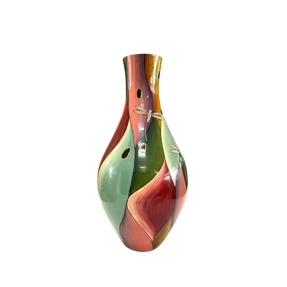Handcrafted Lacquered Flower Vase 18